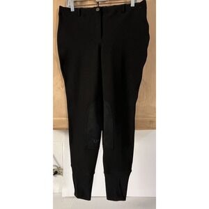 Tuff Rider Ladies Ribb Low Rise Pulling‎ Sz 34 Black NWT